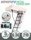 BLACK FRIDAY: DEPOSTEP TERMO METAL MSP 60x120 scara pod pliabila metalica H280