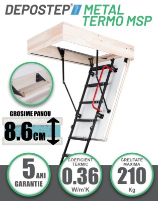 BLACK FRIDAY: DEPOSTEP TERMO METAL MSP 60x120 scara pod pliabila metalica H280 foto