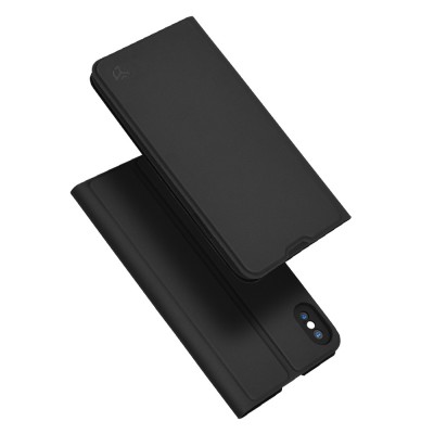 Husa iPhone XS Max Techsuit Magskin Book, negru foto