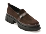 Mocasini GRYXX maro, 387340, din piele intoarsa