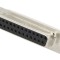 Conector D-Sub mamă 25 pini aurit