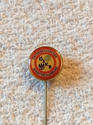 Insigna Asociatia Austriaca de Sport si BOWLING foto