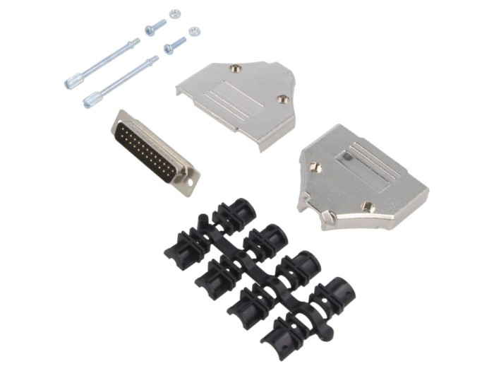 Conector D-Sub 25 pini, drept