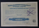 Actiune 1920 banca Marmorosch , Blank &amp; Co , titlu 5 actiuni la purtator