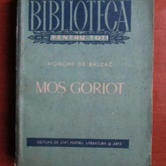 Honore De Balzac - Mos Goriot