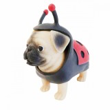 Mini figurina, Dress Your Puppy, Pug in costum de buburuza, S1