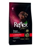 REFLEX Plus Junior, XS-XL, Miel si Orez, hrana uscata caini junior, 15kg