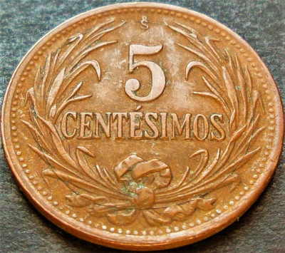 Moneda exotica istorica 5 CENTESIMOS - URUGUAY, anul 1948 * cod 2192 B foto