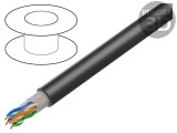 Cablu Ethernet HELUKAT 300 U/UTP 24AWG Negru