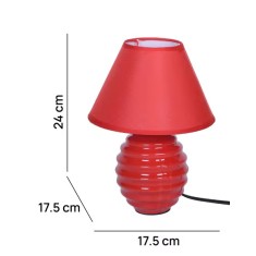 Veioza pentru noptiera - culoare rosu