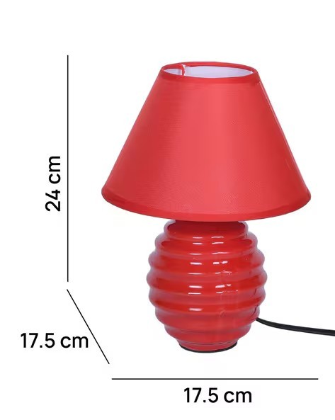 Veioza pentru noptiera - culoare rosu