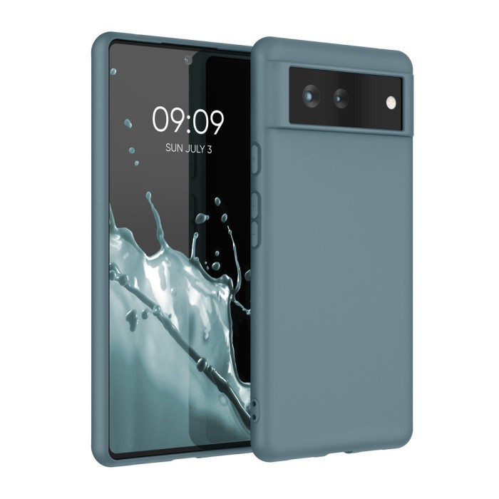 Husa pentru Google Pixel 6, Silicon, Verde, 55434.207