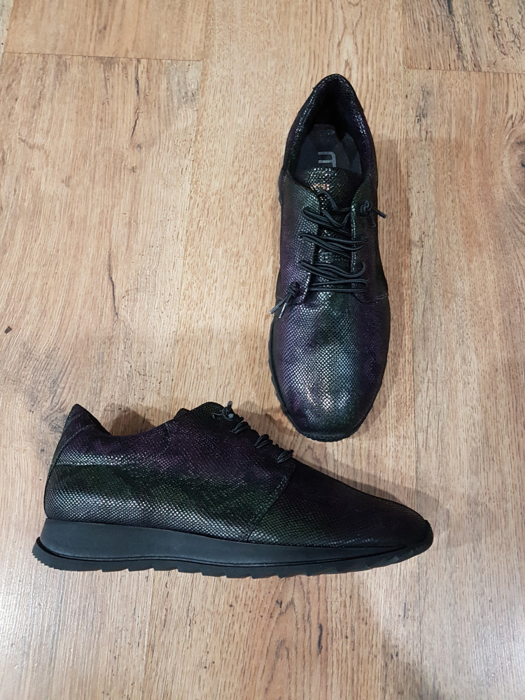 Pantofi /Sneakers dama noi piele naturala foarte comozi 38, Multicolor, Cu  talpa joasa | Okazii.ro