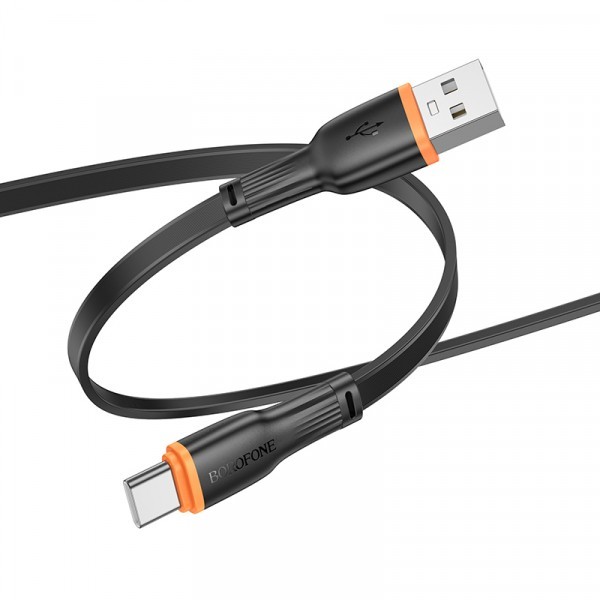 Cablu Date si Incarcare USB-A - USB-C Borofone BX118 Esplendido, 20W, 1m, Negru