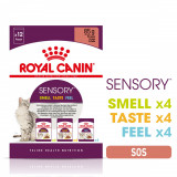Cumpara ieftin Royal Canin Sensory Multipack, hrana umeda pisica (in sos), 12x85 g