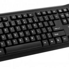 Kit Tastatura si Mouse Wireless Spacer SPDS-1100 (Negru)