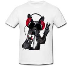 Tricou &amp;quot; DJ buldog &amp;quot; foto