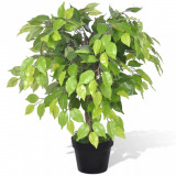 Ficus Pitic Artificial Cu Aspect Natural Si Ghiveci 60 cm 241358, General