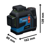 Bosch GLL 12V-100-33 CG (solo) Nivela laser 12V, 100m ProAdvanced PowerfulTools