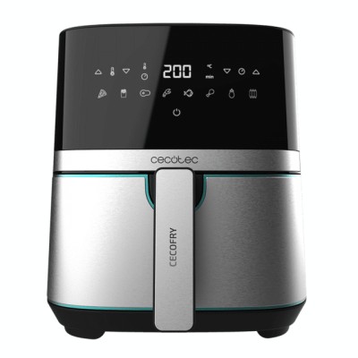 Friteuza cu aer cald, fara ulei Cecotec Full Inox 5500 Pro, 1700 W, 5.5 L, Control tactil, 8 programe presetate foto