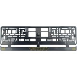Set 2 bucati, suport numar inmatriculare carbon VOLVO V