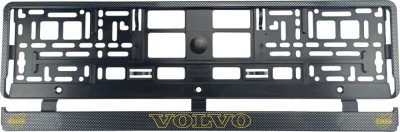 Set 2 bucati, suport numar inmatriculare carbon VOLVO V foto