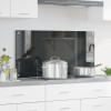 VidaXL Spate de bucătărie Gri &icirc;nchis 100 x 50 x 0.6 cm 42001248