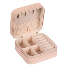 Organizator, Pentru bijuterii, Roz, 10x10x5 cm foto