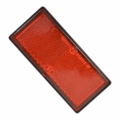 Reflectorizant catadioptru 86x40mm cu adeziv 1buc - Rosu Garage AutoRide