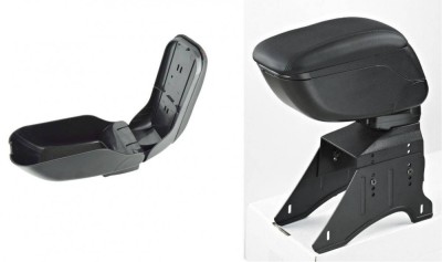 Cotiera auto ALM universala adaptabila cu reglaj negra foto