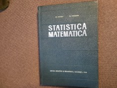 Statistica matematica D. Firescu, G. Mihoc 21/1