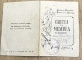 ACTE (5) Carte de membra UFDR Uniunea Femeilor Democrate din Romania C-Lung, anii 1940, cu timbre cotizatie, document vechi RPR de colectie
