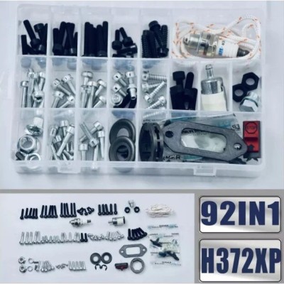Set 92 buc accesorii, piulite si suruburi drujba hsq 365.371.372 foto