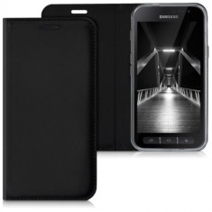 Husa pentru Samsung Galaxy Xcover 4, Piele ecologica, Negru, 41170.01 foto