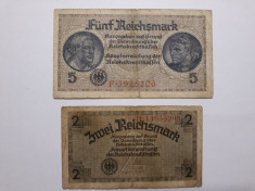 5 MARCI - 1 BUC. - 2 MARCI - 1 BUC. - GERMANIA NAZISTA - 1939 - 1944 - 2 BUCATI foto