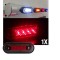 Lampa laterala Rosu LED 12-24V (spate curbat pentru montare directa pe rollbar)