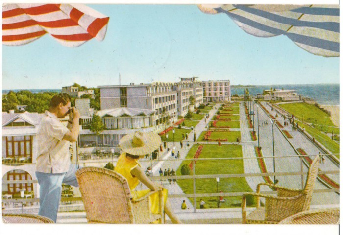 CPIB 18133 CARTE POSTALA - MANGALIA. VILE PE MALUL MARII, RPR