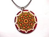 Colier de lemn cu mandala 47257