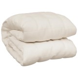 Cumpara ieftin Patura cu greutati, crem deschis, 200x225 cm, 9 kg, textil