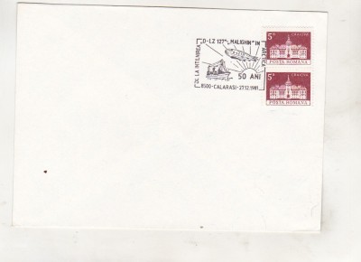 bnk fil Plic stampila ocazionala D-LZ 127 - Malighin Arctica Calarasi 1981 foto