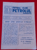 Program meci fotbal PETROLUL PLOIESTI - FC CONSTANTA (18.11.1973)