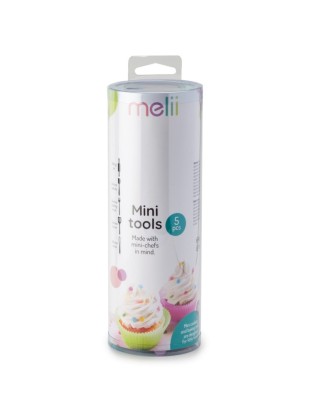 SET 5 PIESE MINI USTENSILE BAKING, MELII, COLORATE foto