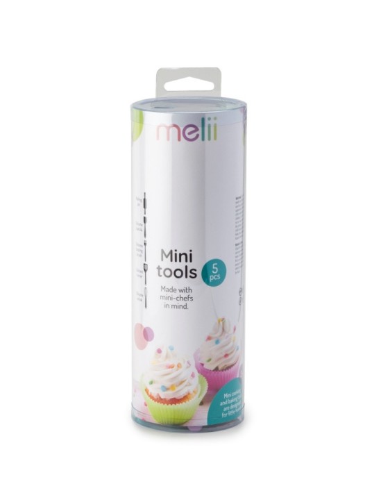 SET 5 PIESE MINI USTENSILE BAKING, MELII, COLORATE