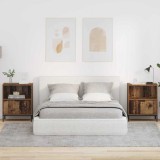vidaXL Mese de noptieră 2 pcs Lemn vechi 49 x 36 x 61 cm Lemn compozit