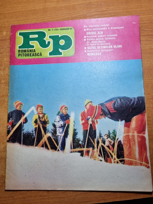 romania pitoreasca februarie 1982-berzunti bacau,craiova,vaslui,moneasa,slanic m