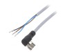 Cablu de Conectare M8 3 PIN &icirc;n Unghi 2,5m 60VAC 3A