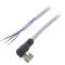 Cablu de Conectare M8 3 PIN &icirc;n Unghi 2,5m 60VAC 3A