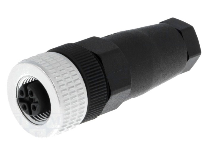 Conector M12 mamă 5 pini IP67