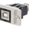Conector USB 2.0 DUALSLIM aurit