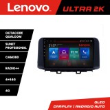 Navigatie Android Hyundai Kona Lenovo QLED 4GB+64GB cu 360, Waze si 4G